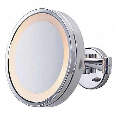 SEE ALL INDUSTRIES HLCSA1095 Lighted Makeup Mirror 11 in W 10 in H
