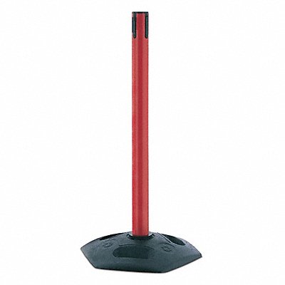 TENSABARRIER 88621RCV Receiver Post 38 In H Red