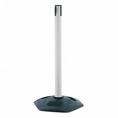 TENSABARRIER 88632RCV Receiver Post 38 In H White