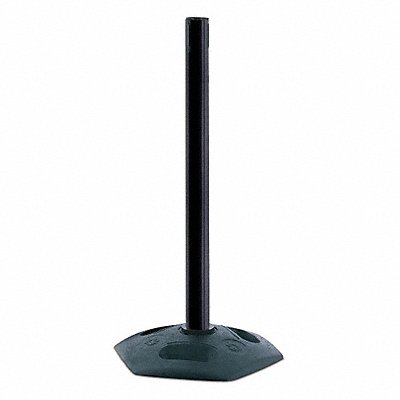 TENSABARRIER 88633RCV Receiver Post 38 In H Black