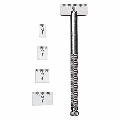 STARRETT S423Z Ruler Set Spring-Tempered Steel