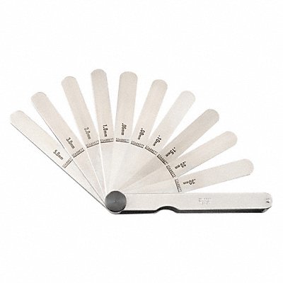 STARRETT 467M Feeler Gauge Set Dimension Type Metric