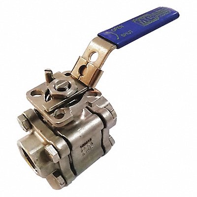 GRAINGER GS3P2K150 Manual 2-Way Ball Valve NPT CF8M SS