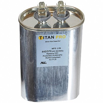 TITAN PRO TOCF55 Motor Run Capacitor 55 MFD 5 35/64  H