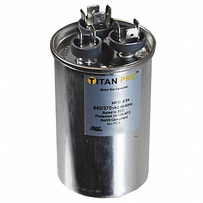 TITAN PRO TRCFD2015 Dual Run Capacitor 20/15 MFD 4 7/16 H