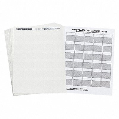 BRADY LAT533611 Laminating Wire and Cable Markers PK34
