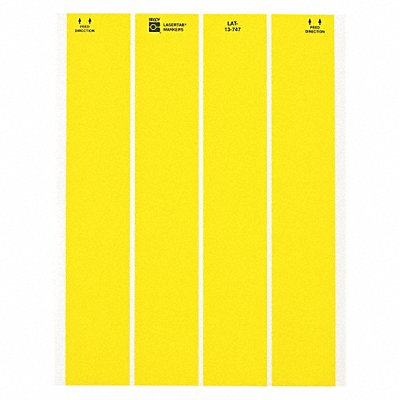 BRADY LAT1374725YL Wire Marker Polyester PK57