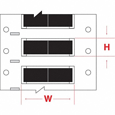 BRADY 2HX5002BK2 Wire Marker Wire Sleeve PermaSleeve(R)