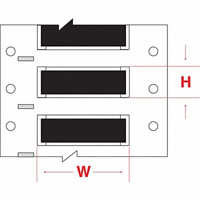 BRADY HX10003BK Wire Marker Wire Sleeve PermaSleeve(R)