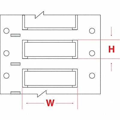 BRADY HX10003WTJ Wire Marker Wire Sleeve PermaSleeve(R)