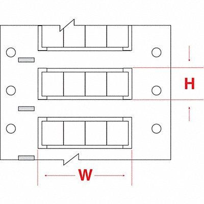 BRADY HX1252WTJ4 Wire Marker Wire Sleeve PermaSleeve(R)