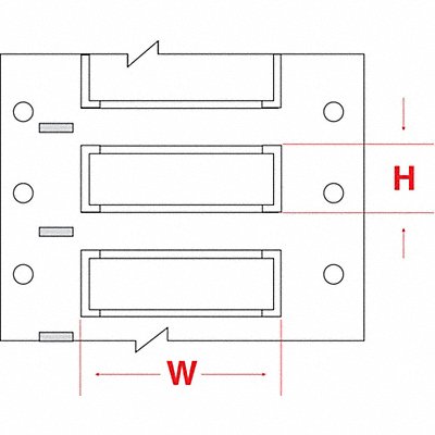 BRADY 2HT1872WTS Wire Marker Wire Sleeve PermaSleeve(R)