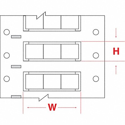BRADY 2HX7502WT3 Wire Marker Wire Sleeve PermaSleeve(R)