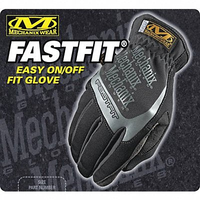 MECHANIX WEAR MFFP05009 G6911 VF Mechanics Gloves Black 9 16V424 PR