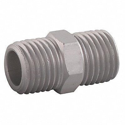 GRAINGER 30E648 Pipe Nipple Aluminum 3/8 in Male NPT