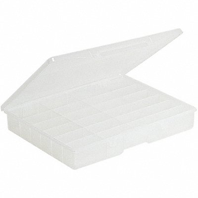 PLANO MOLDING 532430 Compartment Box Two Snap Clear 2 1/4 in