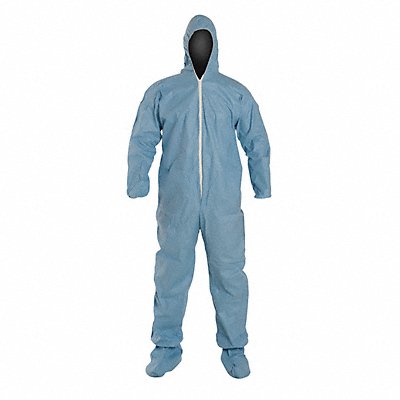 DUPONT TM122SBULG002500 G7269 Coveralls L Blue ProShield 6 SFR PK25