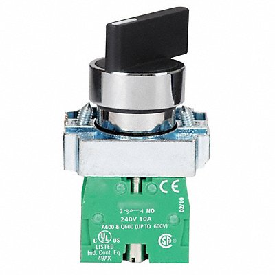 DAYTON 30G267 Selector Switch Non Illuminated 2 Pos 22 mm
