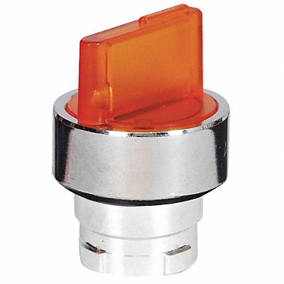 DAYTON 30G294 Short Hand Select Switch Illum Yellow 3Pos 22mm