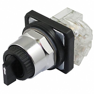 DAYTON 30G303 Selector Switch Non Illuminated 3Pos 30mm Black