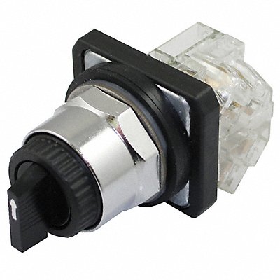 DAYTON 30G305 Selector Switch Non Illuminated 3Pos 30mm Black