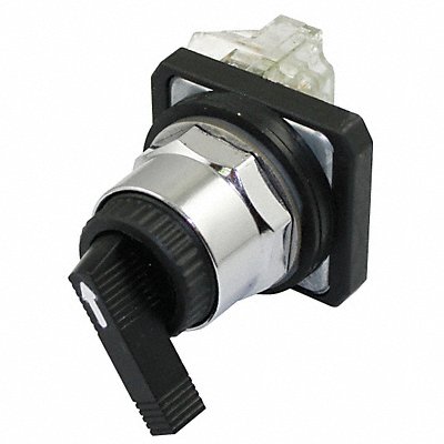 DAYTON 30G308 Selector Switch Non Illuminated 2Pos 30mm Black