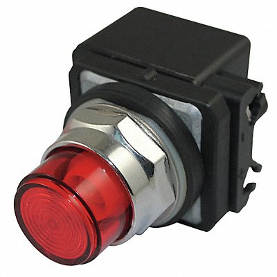 DAYTON 30G382 H6726 Pilot Light Red 30mm LED