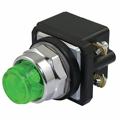 DAYTON 30G383 H6726 Pilot Light Green 30mm LED