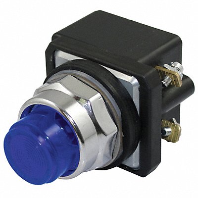 DAYTON 30G384 H6726 Pilot Light Blue 30mm LED