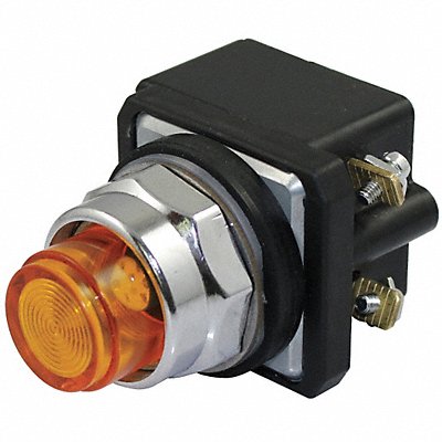DAYTON 30G385 H6726 Pilot Light Amber 30mm LED