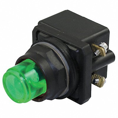 DAYTON 30G387 H6726 Pilot Light Green 30mm LED