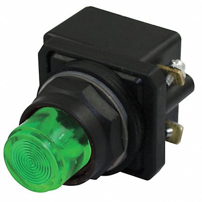DAYTON 30G397 H6729 Pilot Light Green 30mm LED