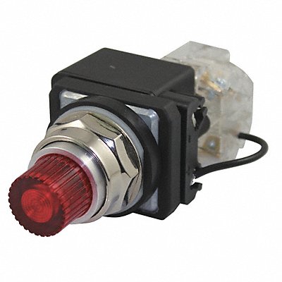 DAYTON 30G407 H6736 Pilot Light Red 30mm LED