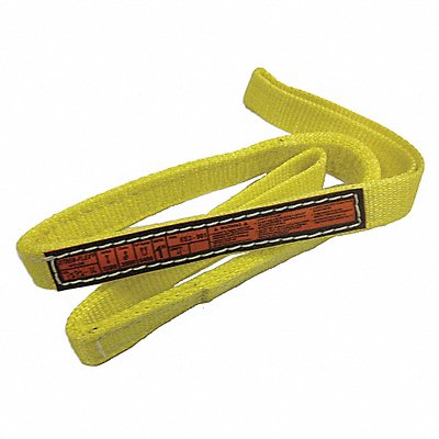 STREN-FLEX EEF490119 Web Sling Flat Eye 19 ft L 5 500 lb Cap.