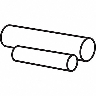 GRAINGER G15TRCE153 K6784 Plastic Rod PTFE 1 1/2 Dia 3ftL White