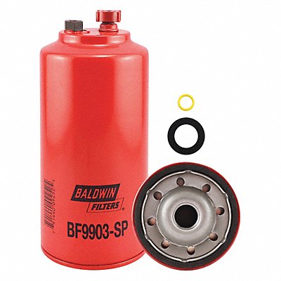 BALDWIN FILTERS BF9903SP Fuel/Water Separator Spin On 9-7/32 In