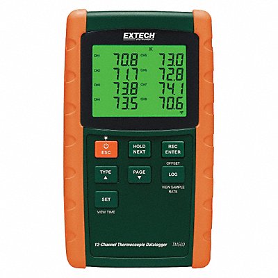 EXTECH TM500NIST Thermocouple Datalogger NIST Certificate