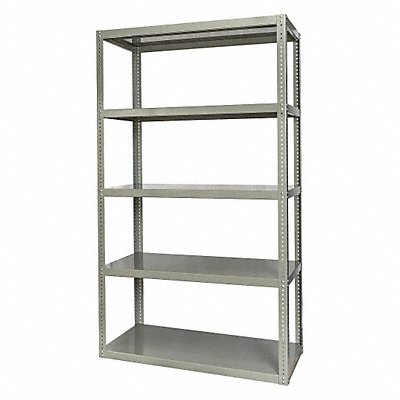 HALLOWELL HCS7224845HG Metal Shelving Cap 2000 lb 24inx84inx72in