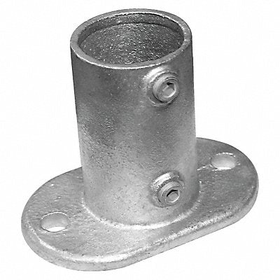 GRAINGER 30LX12 Railing Base Flange Fr Pipe Sz 3/4 in