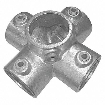 GRAINGER 30LX37 Four-Socket Cross Fr Pipe Sz 1 1/4 in