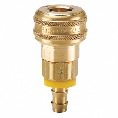 PARKER B303BP Quick Connect Socket 1/4 Body 1/4 Barb