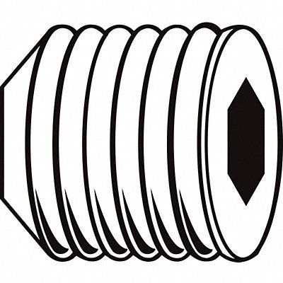 GRAINGER 601053PR Socket Set Screw Grubscrew Cup Point #3-48 1/16 L PK100