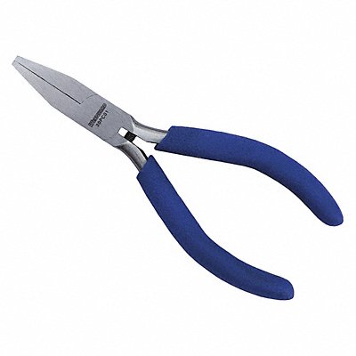 WESTWARD 30PC01 Flat Nose Plier 4-21/32 L Smooth
