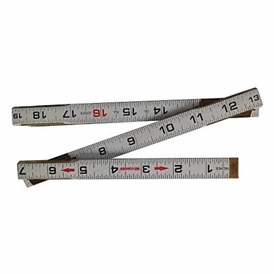 WESTWARD 30PC13 Folding Rule 72 in Standard