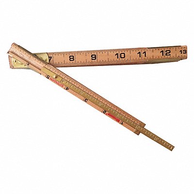 WESTWARD 30PC14 Folding Rule 72 in Standard