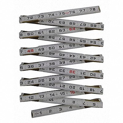 WESTWARD 30PC15 Folding Rule 78-3.4 in Standard