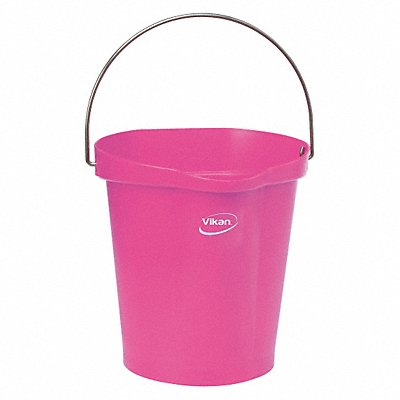 VIKAN 56861 F8439 Hygienic Bucket 3 1/4 gal Pink