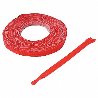 VELCRO BRAND 176042 Hook & Loop Cable Tie 8 in Red PK900