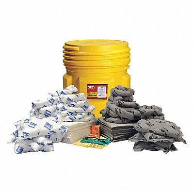 BRADY SPC ABSORBENTS SKMA95 Spill Kit Universal Yellow