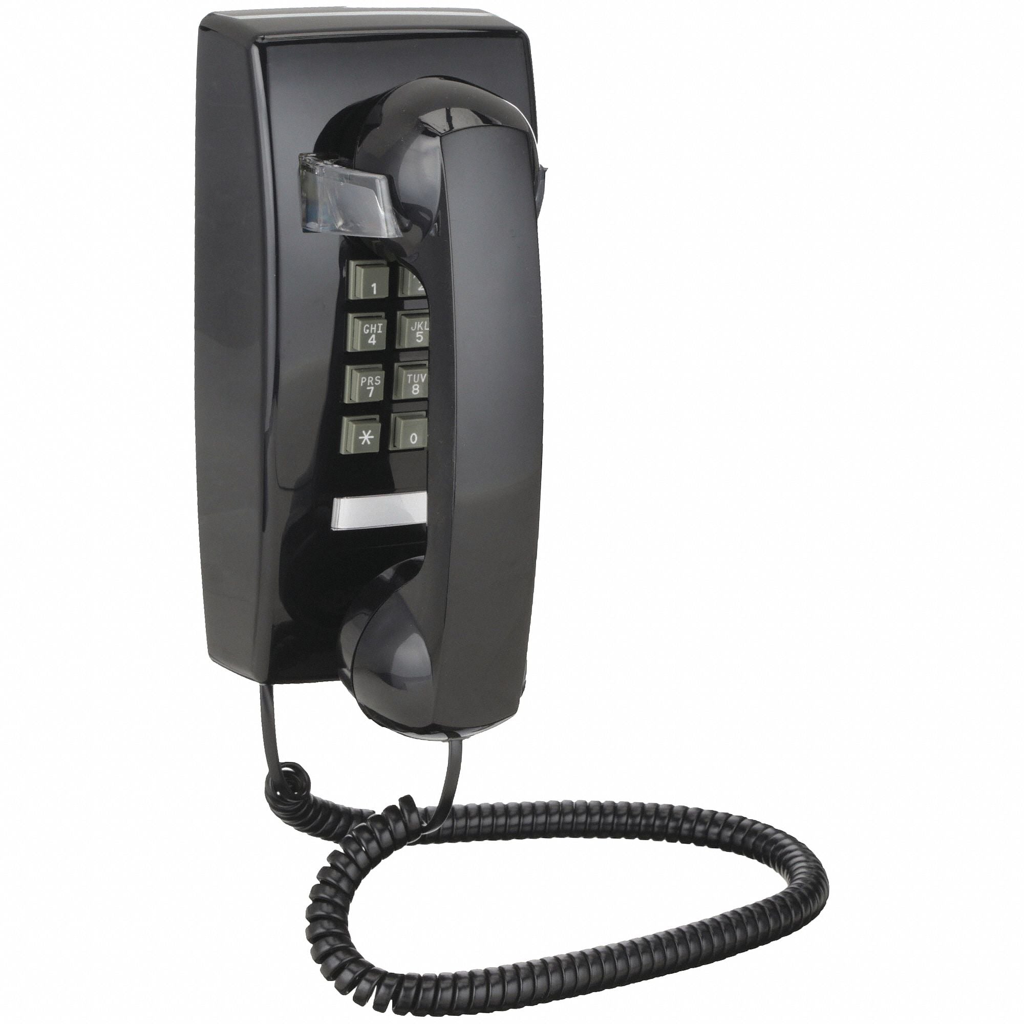 GRAINGER T25BLKwoMW H7432 Standard Wall Phone Black